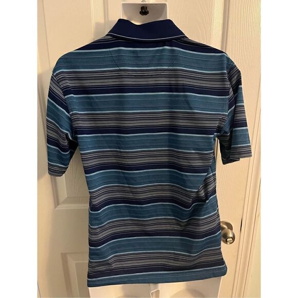 PGA Blue Striped Polo Golf Shirt. Size Small - Picture 5 of 5